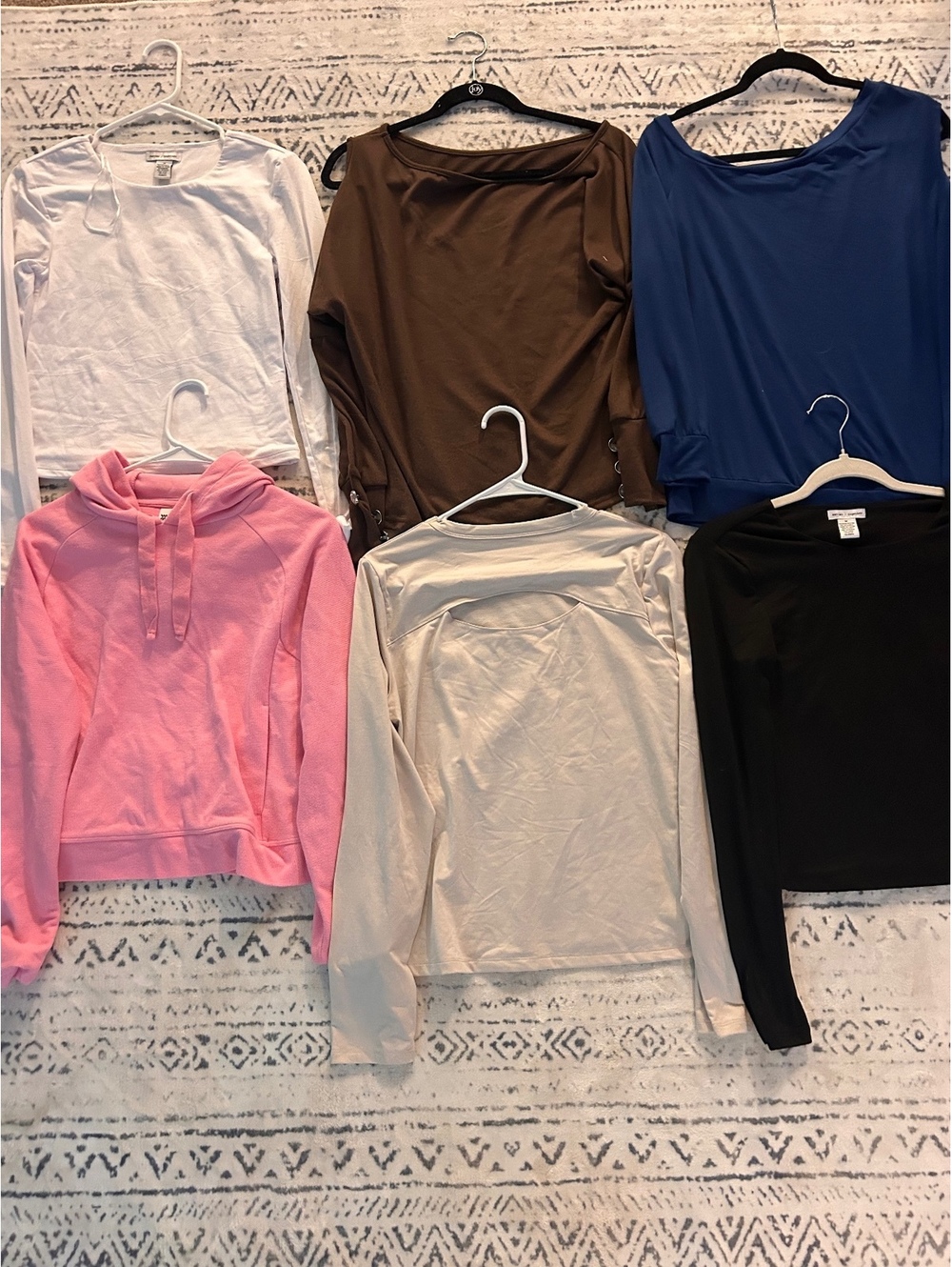 All in Motion Women's Long Sleeve Tops and Hoodie Bundle Size Medium